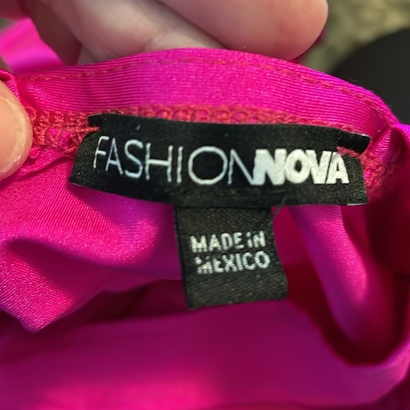 Fashion Nova One Hot Tamale Pink Cutout Mini Dress - Picture 4 of 5